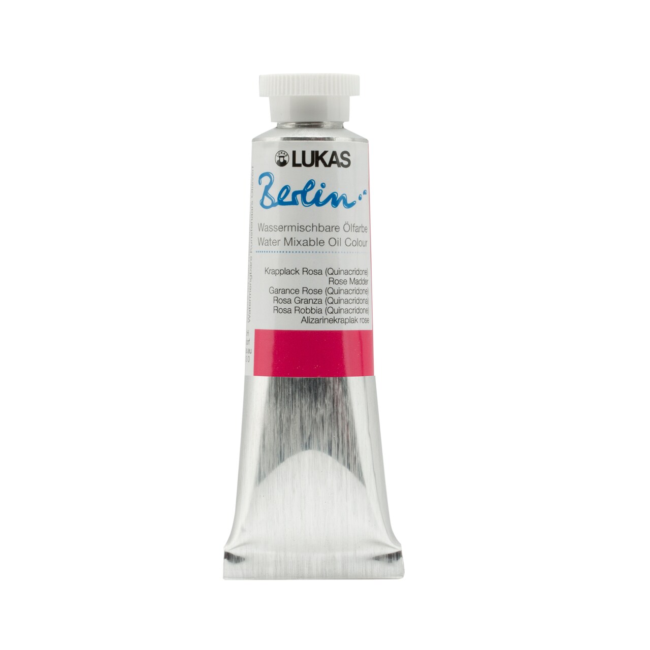 Lukas Berlin Pro Artists Water Mixable Oil Paint, Smooth Consistency with Beeswax, Lightfast Pigments, Quick Drying, Easy Clean-Up, Eco-Friendly, Professional Quality, 40 Color Range